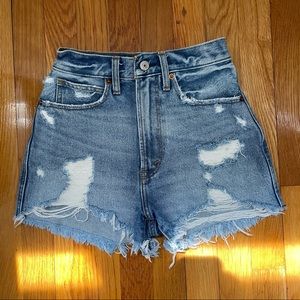 Denim shorts